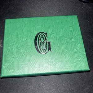 Orange Goyard wallet